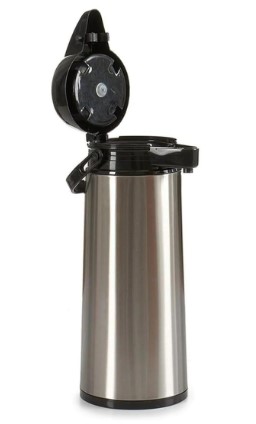 BigBuy Home (1,9 L) Termo Con Tapón Dispensador, Acero Inoxidable