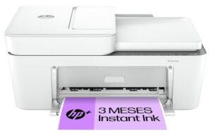 Impresora Multifunción HP DeskJet 4220e -3 meses de impresión Instant Ink con HP+ (Fotocopia, Escaneo, Impresión Dúplex, Wifi)