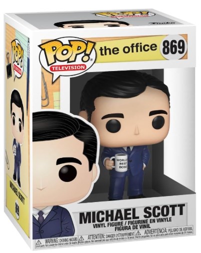 Funko Pop! TV: The Office - Michael Scott- Figura de Vinilo Coleccionable - Idea de Regalo - Mercancia Oficial