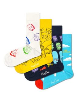 Pack 4 pares calcetines de mujer the simpsons