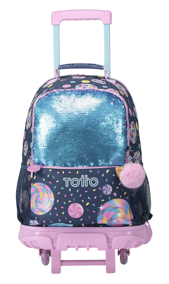 Mochila Totto escolar con ruedas grande