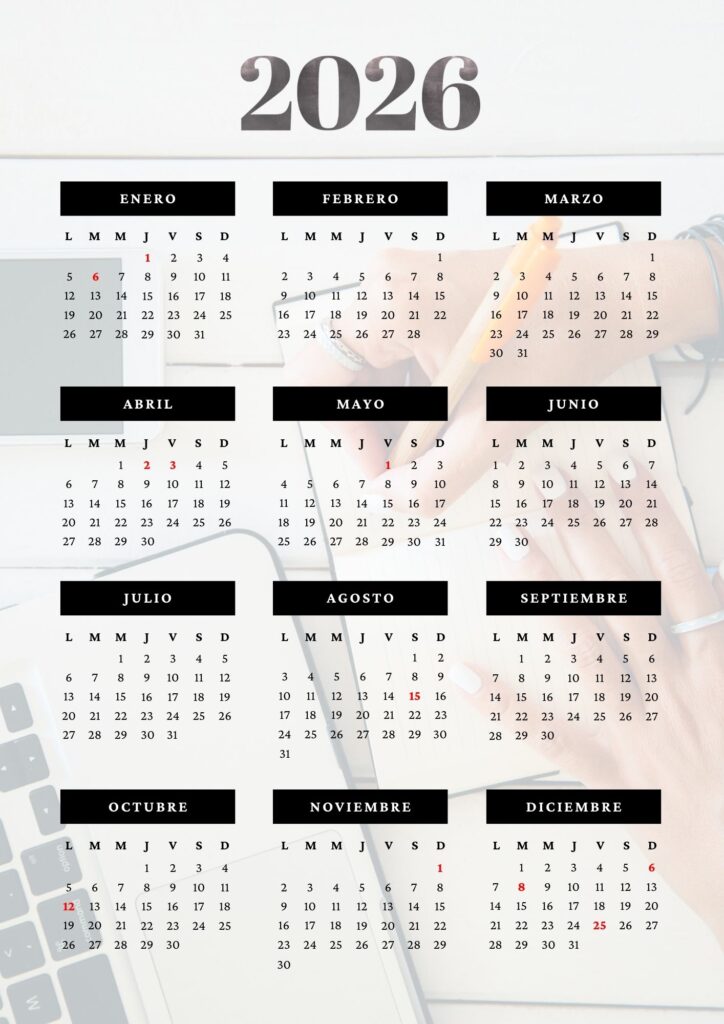 Calendario 2026 España