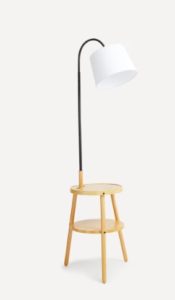 Lámpara de pie con mesa incorporada Pisano