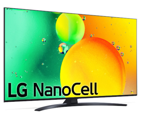 TV LED 164 cm (65'') LG Nanocell 65NANO766QA 4K SmartTV WebOS 22, HDR10, HLG, Sonido Dolby Digital Plus & AC4