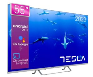 Tesla - Smart TV de 55" (127cm), Televisión Resolución UHD, Android TV 11
