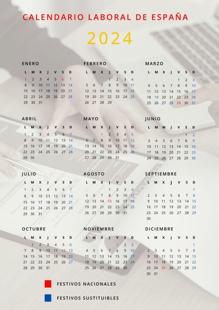 Calendario laboral 2024 España