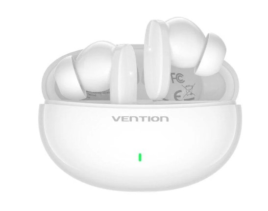 Vention NBFW0 Auriculares Bluetooth con Estuche de Carga Blancos
