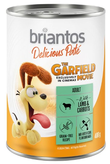 Briantos Delicious Paté 400 g - Edición especial Garfield: La película