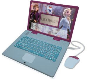 Lexibook Disney Frozen 2 - Ordenador portátil educativo y bilingüe francés/inglés