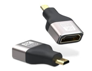 PcCom Essential Adaptador HDMI Micro Macho a Hembra a 8K V2.1