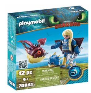 Playmobil Cómo Entrenar a Tu Dragón Astrid con Globoglob