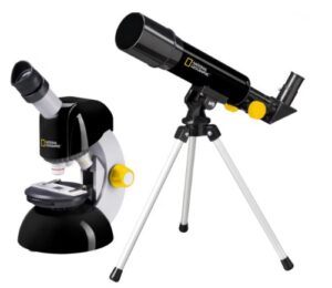 Set Telescopio + Microscopio National Geographic para Niños