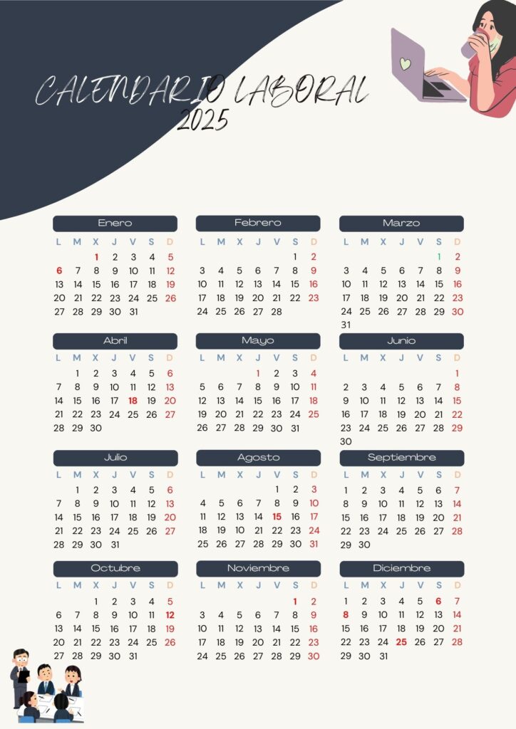 Calendario laboral España 2025