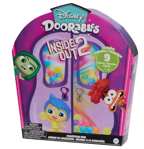 Disney Doorables Inside Out 2, 9 Figuras Coleccionables