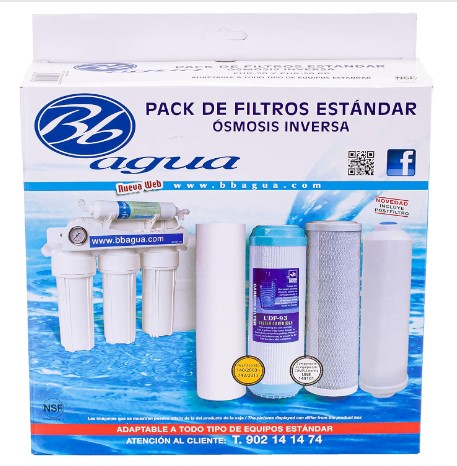 Pack 4 Filtros Ósmosis Inversa