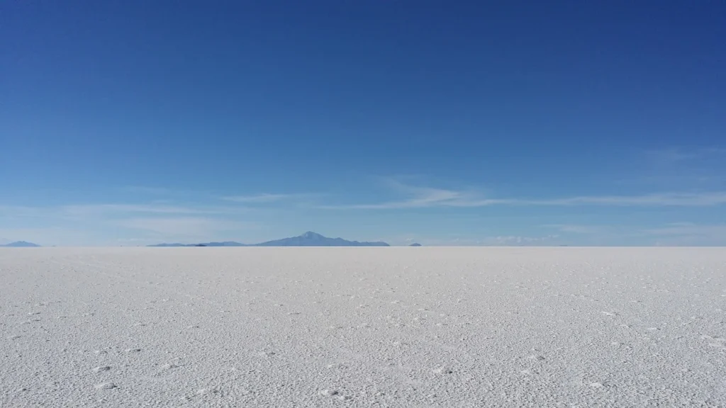 Una imagen del Desierto de Sal en Bolivia