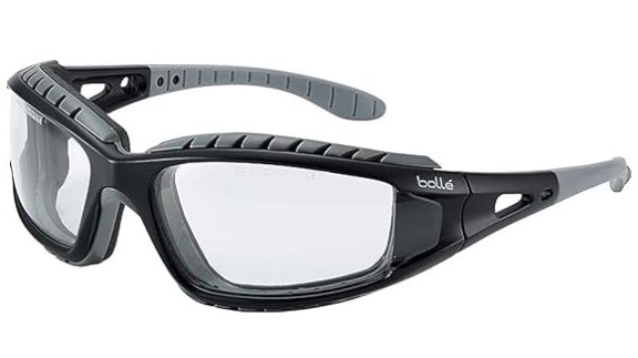 Bolle TRACPSI - Gafas protectoras, Anti-rayaduras y Anti-vaho, Lentes Incoloro