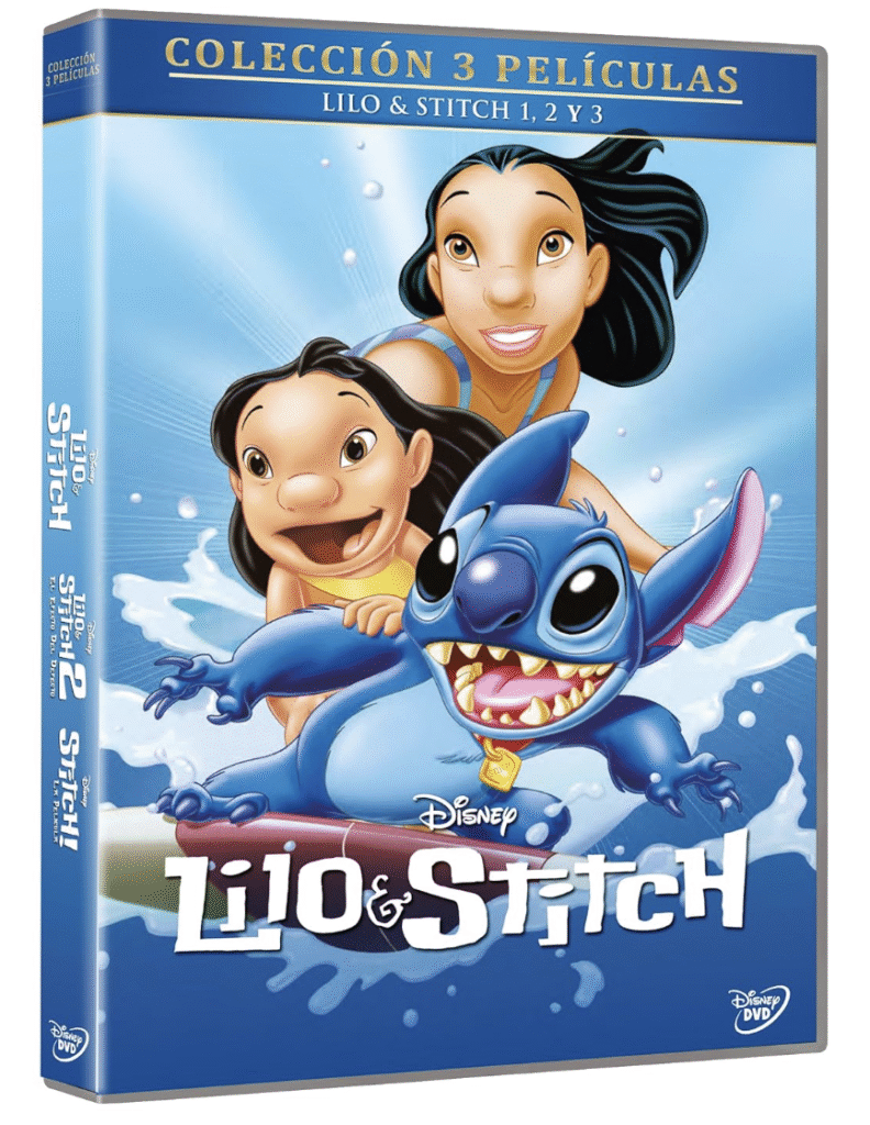 Lilo & Stitch (DVD) Pack 3 Peliculas: Lilo & Stitch / Lilo & Stitch 2 El Efecto del Defecto / La Pelicula de Stitch