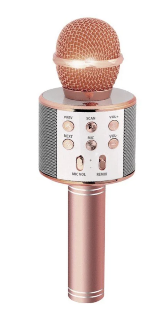 PcCom Essential Micrófono Karaoke Popstar Rosa