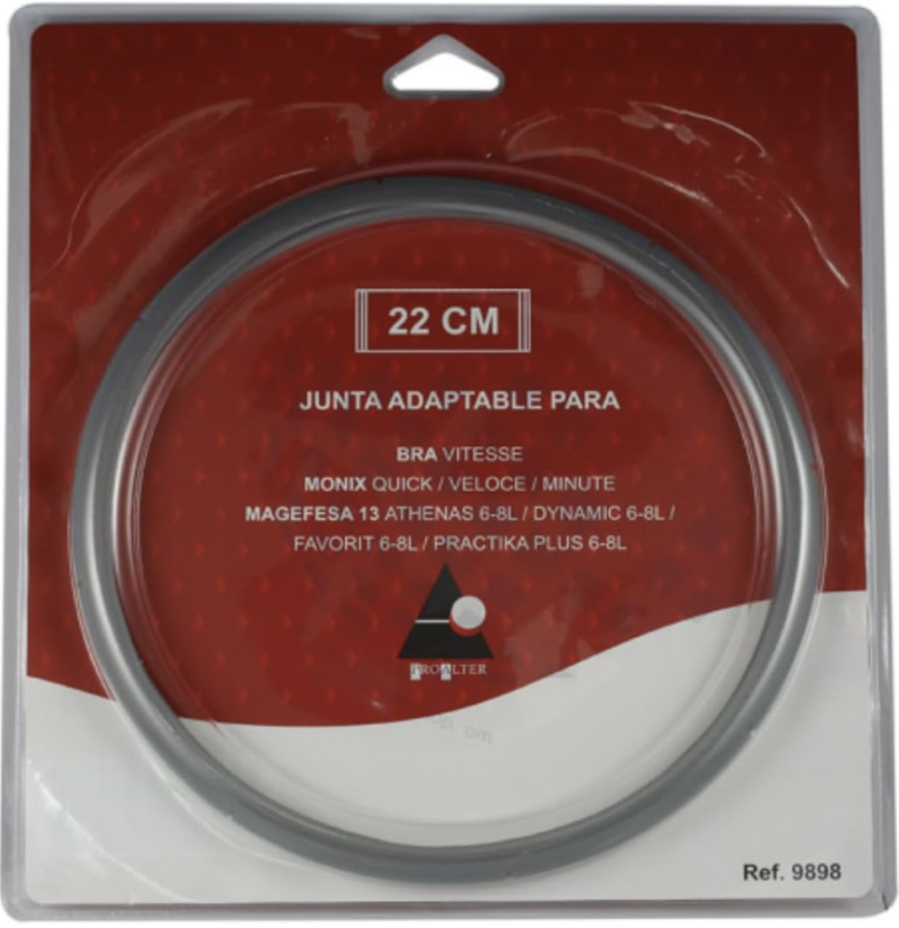 ALGOMAS® Junta de Olla a Presión de Silicona | Compatible con Bra, Monix, Magefesa, Vitesse, Quick, Favorit, Active Pro y Más | Modelos Desde 2013