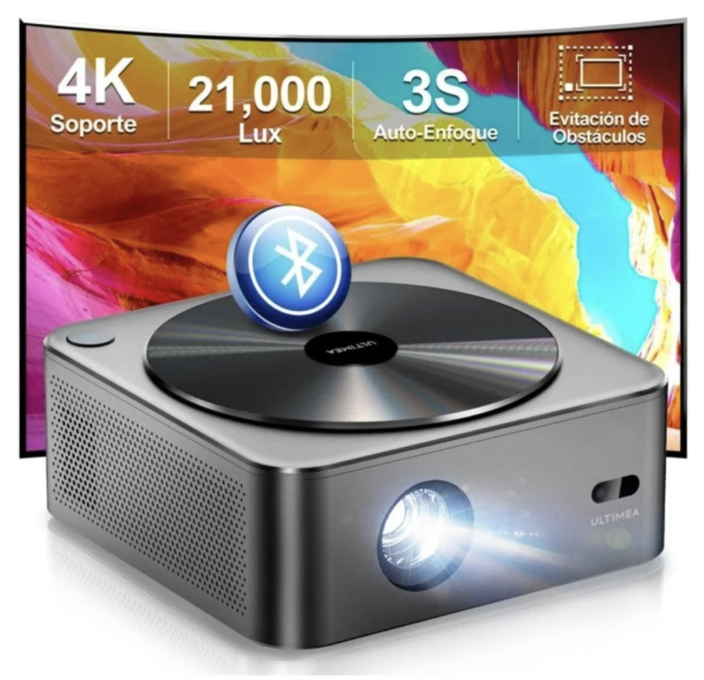 Ultimea Apollo P40 Proyector FullHD 1080p Nativo WiFi 700 ANSI Lúmenes