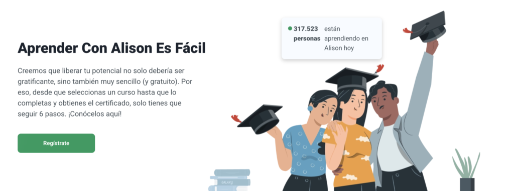 Banner Alison Cursos Registro