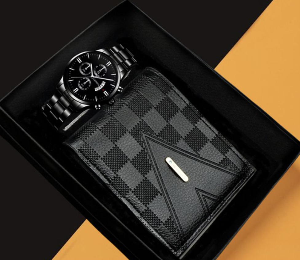 Reloj de pulsera clásico con calendario y correa de acero para hombre, deportivo y moderno